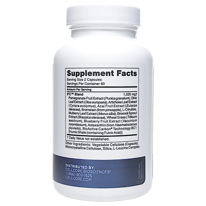 IFC 120 capsules Supplement Facts