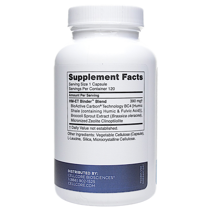 HM-ET Binder 120 capsules Supplement Facts