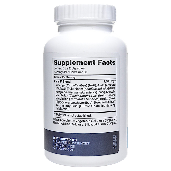 Para 2 120 capsules Supplement Facts