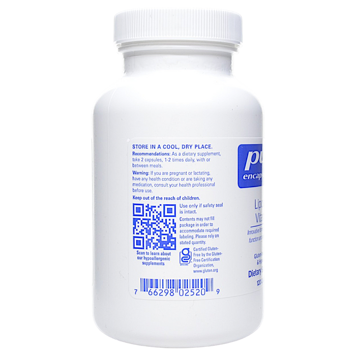 Liposomal Vitamin C 120 capsules Directions