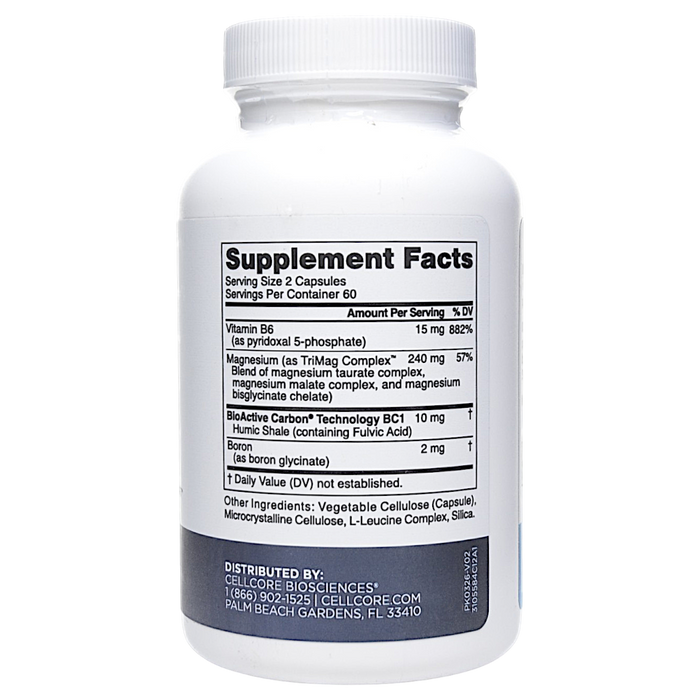 TriMag Complex 120 capsules Supplement Facts