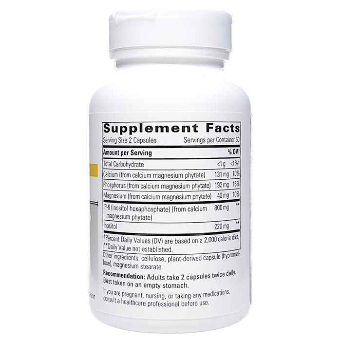 Cellular Forte w/IP-6 & Inositol 120 caps Supplement Facts