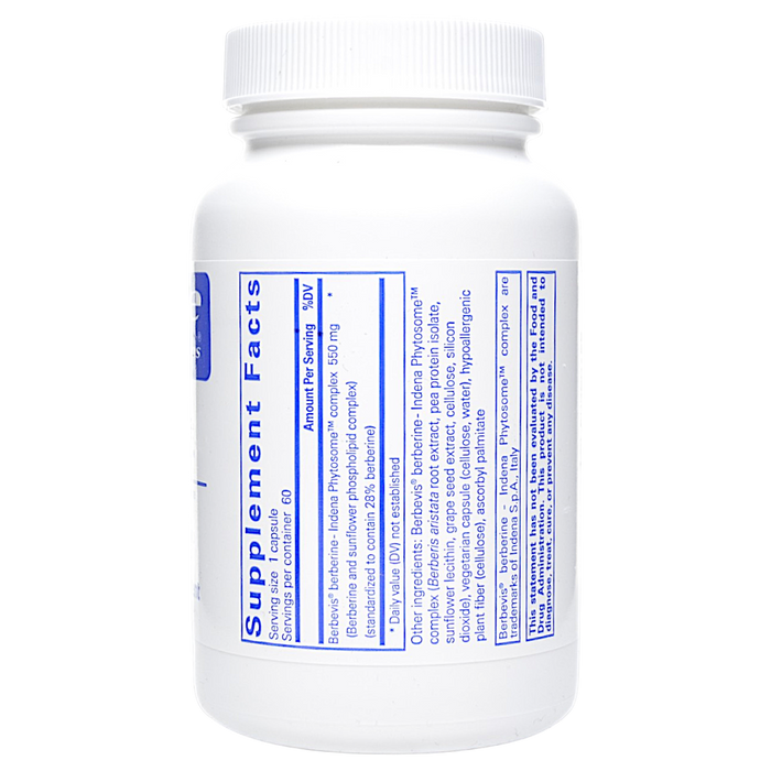 Berberine UltraSorb 60 capsules Supplement Facts