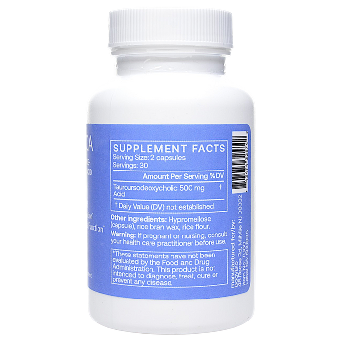 Tudca 60 capsules Supplement Facts