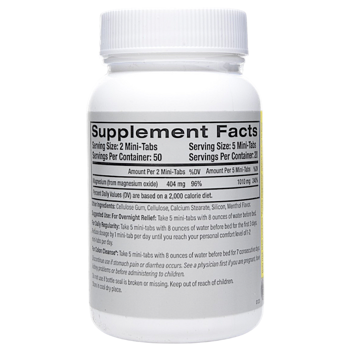 3A Magnesia 100 tablets Supplement Facts
