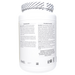 Back view of a supplement container with text on a white background
