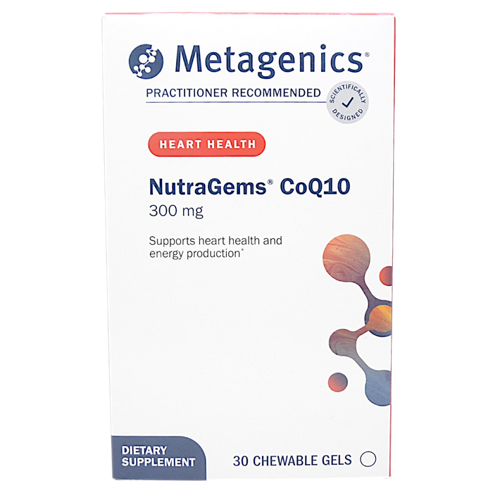 Metagenics, NutraGems CoQ10 300 mg 30 Chewable Gels