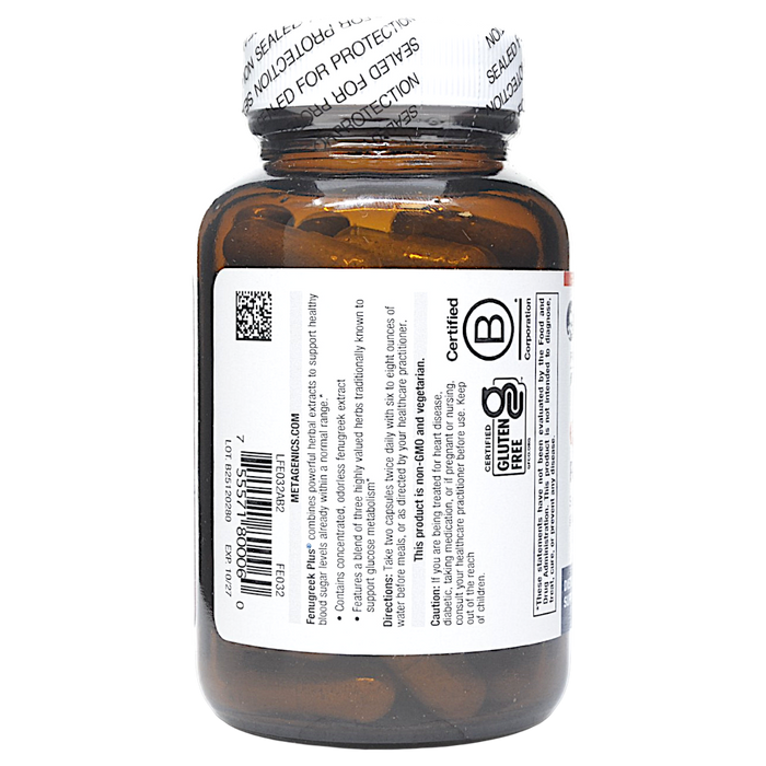 Fenugreek Plus 60 Capsules Directions