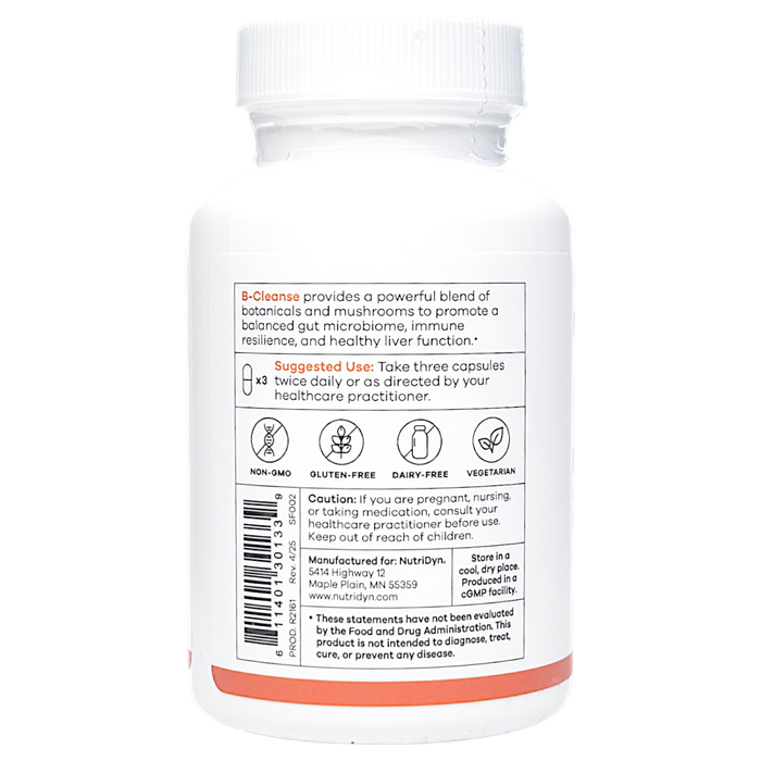 B-Cleanse 90 capsules Suggested Use