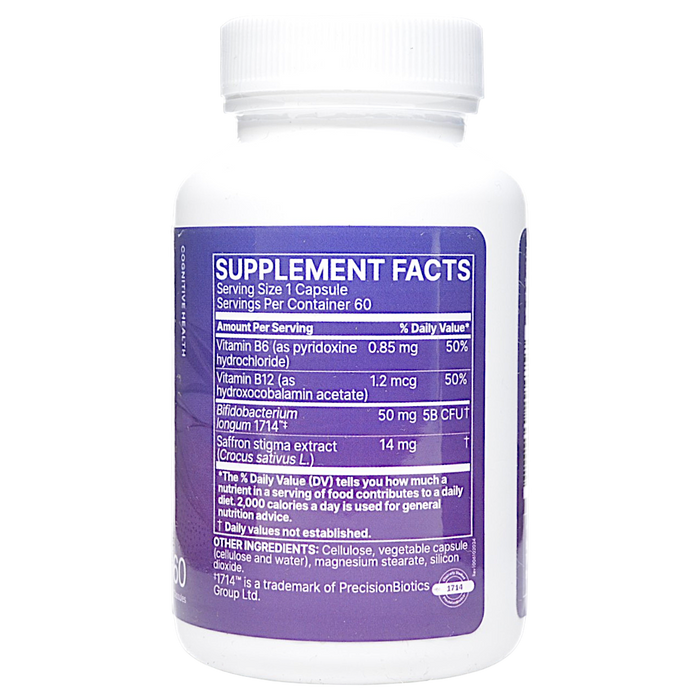 ZenBiome Cope 60 caps Supplement Facts