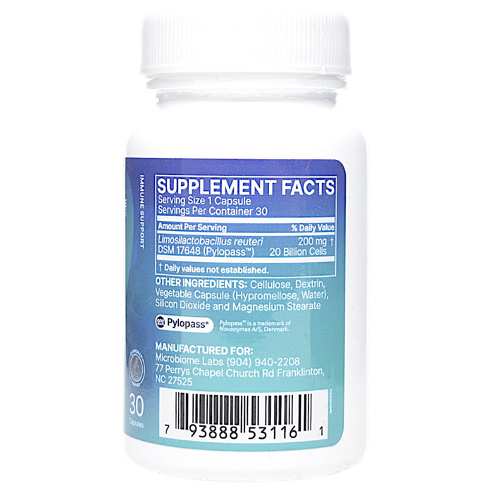 PyloGuard 30 capsules Supplement Facts