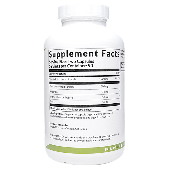 Vitamin C 1000 Plus 180 caps Supplement Facts