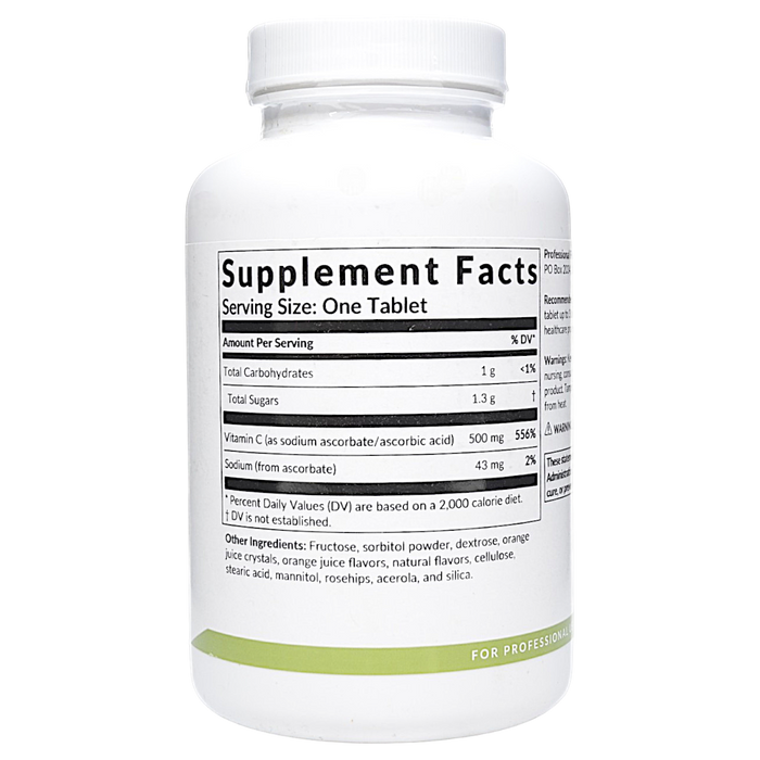 Vitamin C Chewable 90 tabs Supplement Facts