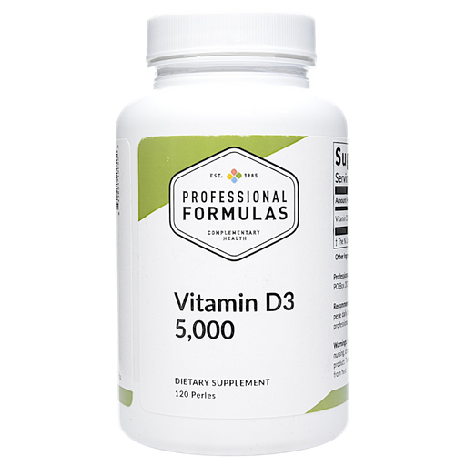 Professional Formulas, Vitamin D3 5,000 IU 120 Perles