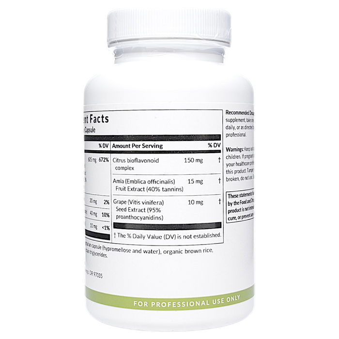 Vitamin C Ascorbate Caps 90 caps Supplement Facts