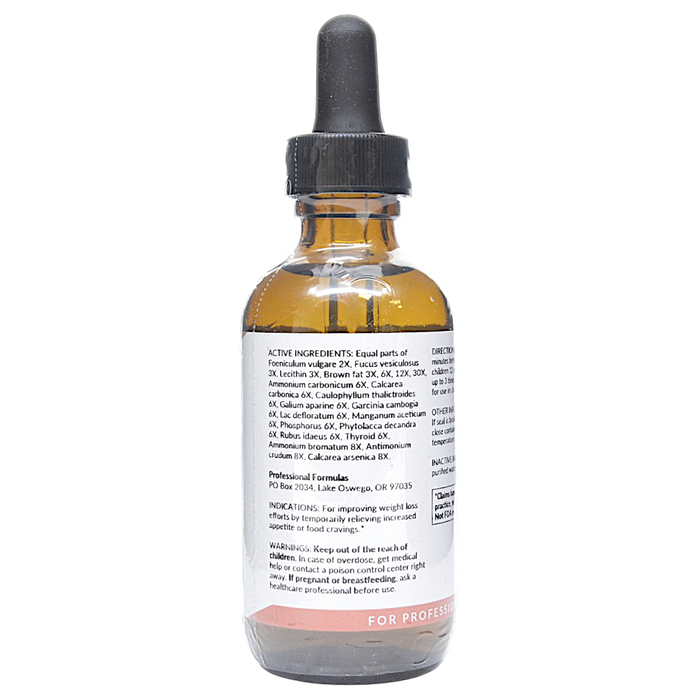 Weight Off Drops 2 oz Active Ingredients