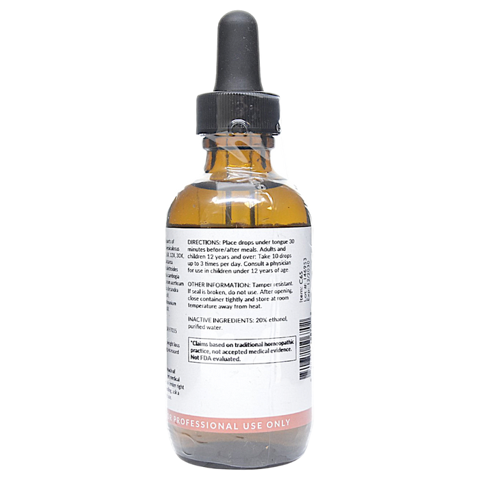 Weight Off Drops 2 oz Inactive Ingredients