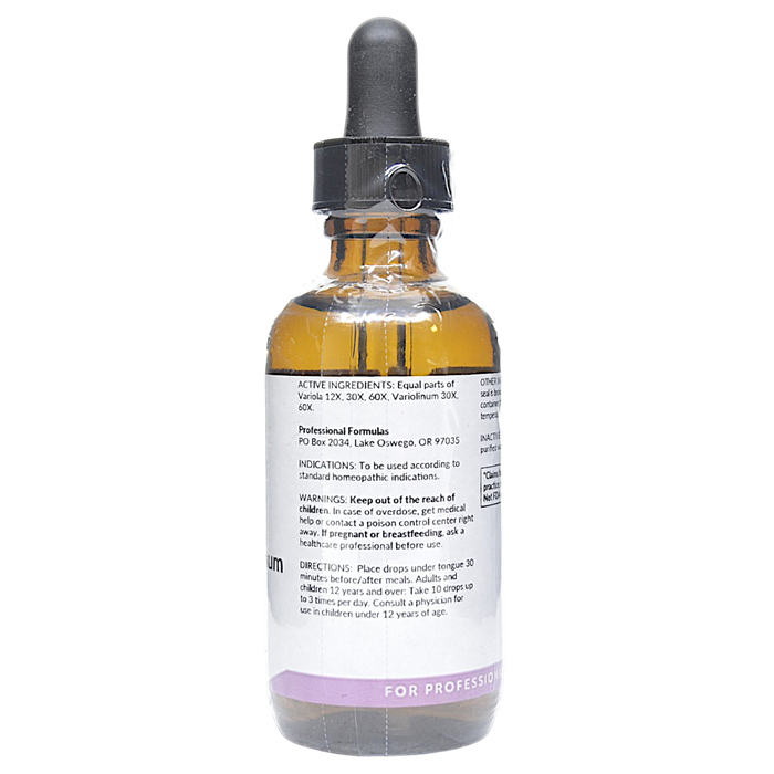 Variola/Variolinum Nosode Low 2 oz Active Ingredients