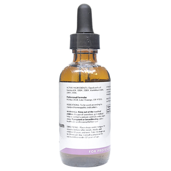 Variola/Variolinum Nosode High 2 oz Active Ingredients