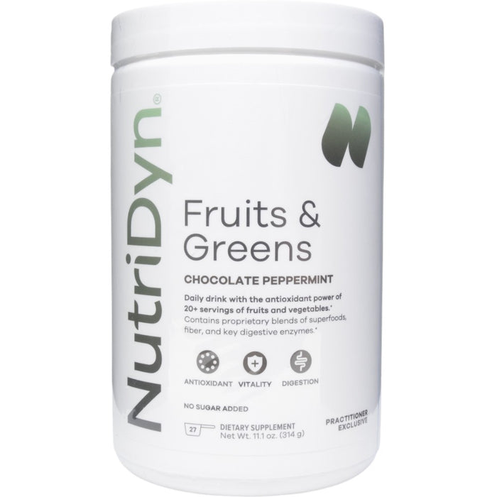 NutriDyn, Fruits & Greens Chocolate Peppermint