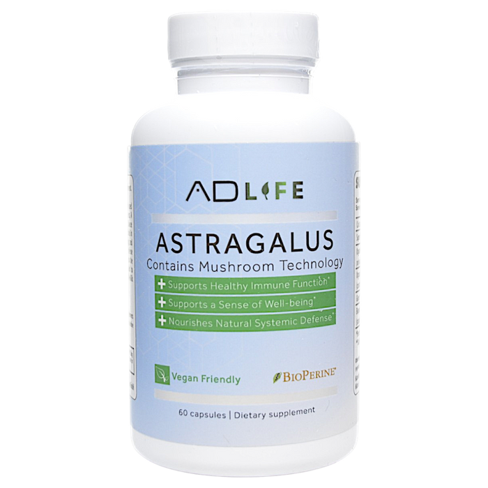 Bottle of Project AD's Astragalus 60 capsules
