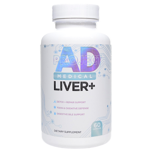 Bottle of Project AD's Liver+ 60 capsules