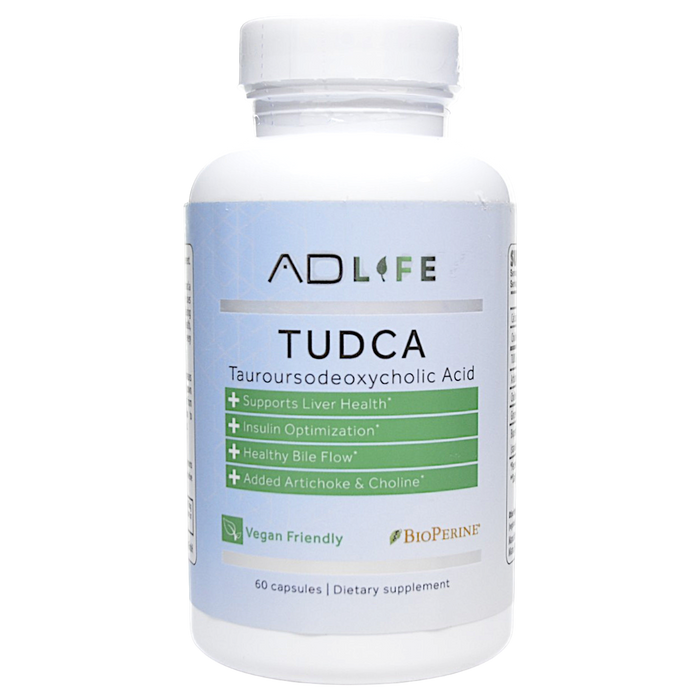 Bottle of Project AD's Tudca 60 capsules