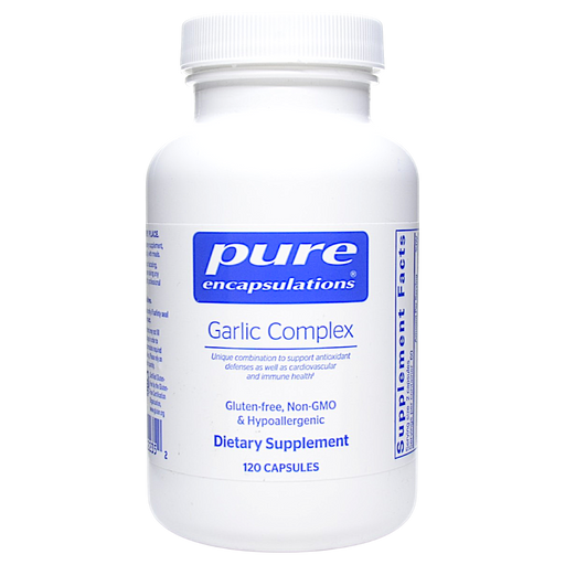 Bottle of Pure Encapsulations' Garlic Complex 120 caps