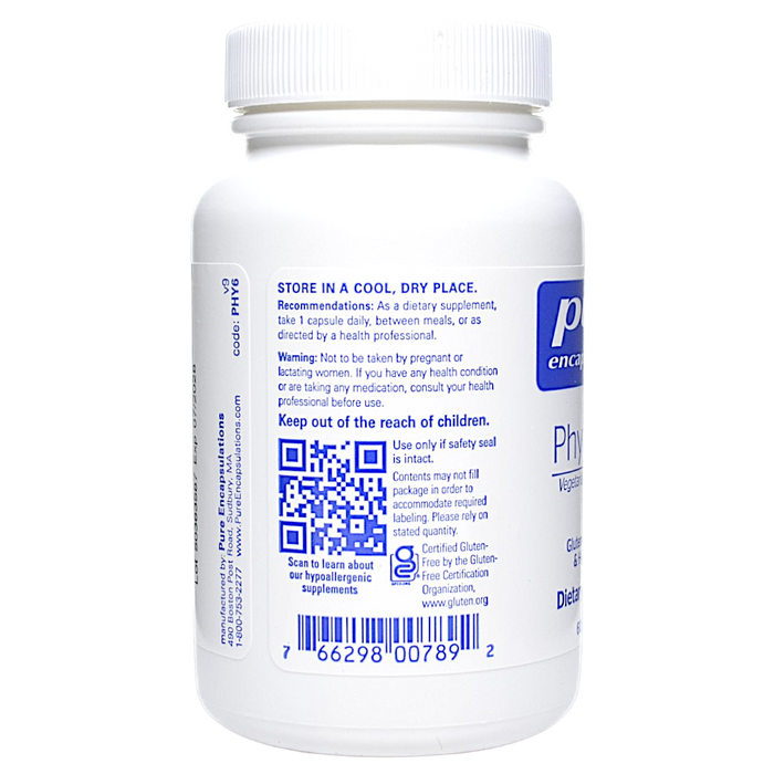 Pure Encapsulations' Phyto-ADR 60 capsules Suggested Use