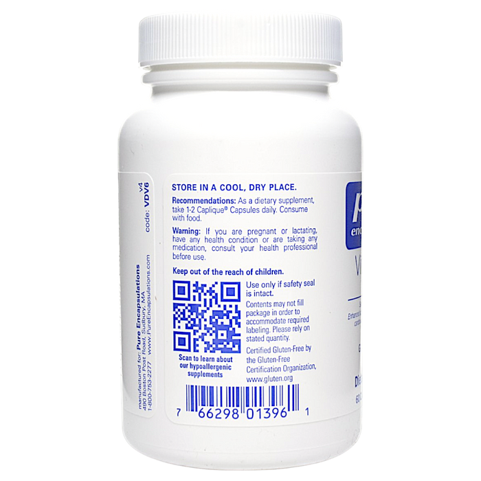 Pure Encapsulations' Vitamin D3 VESIsorb 60 capsules Suggested Use