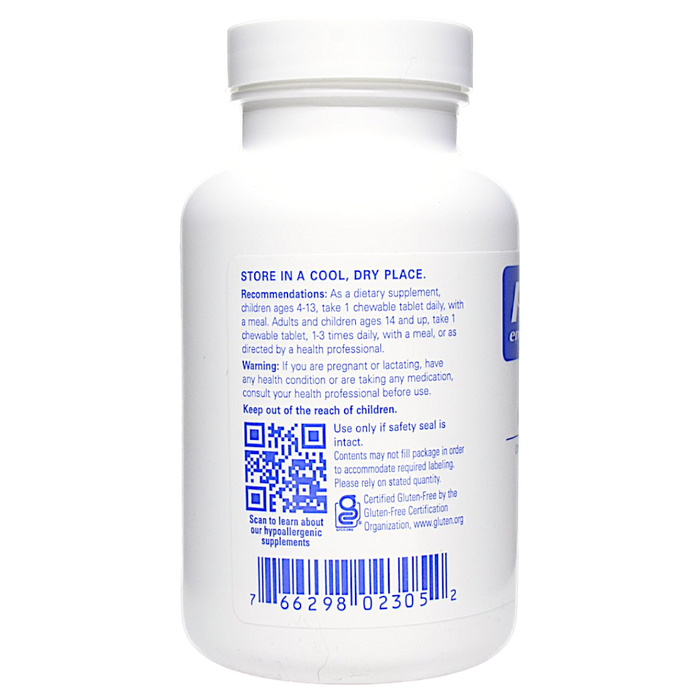 Pure Encapsulations' Zinc Chewables 100 tablets Suggested Use