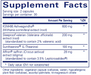 Pure Sleep Capsules 60 Capsules by Pure Encapsulations supplement facts label

