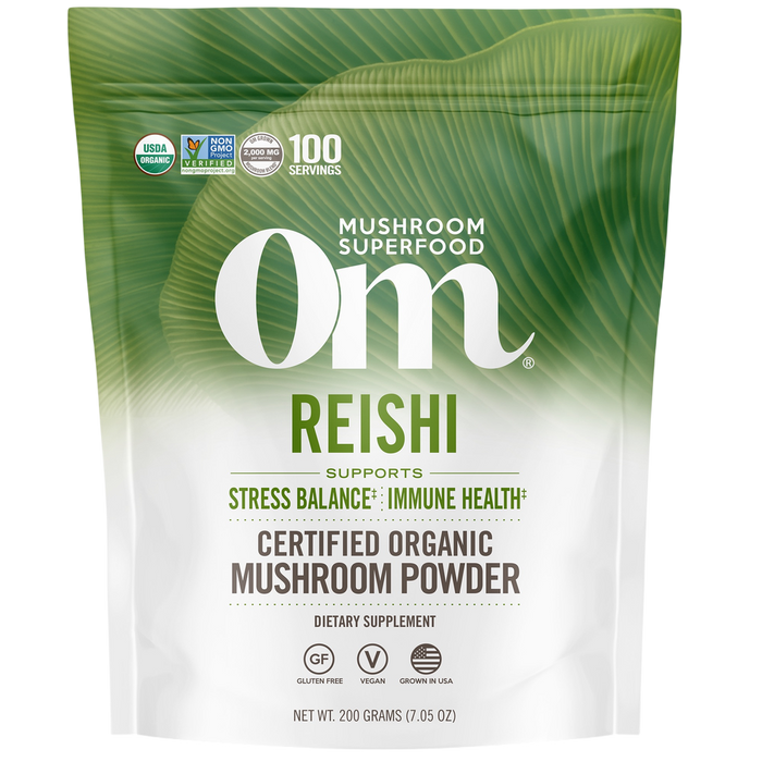 Om Mushroom, Reishi (Ganoderma Lucidum) 200 G