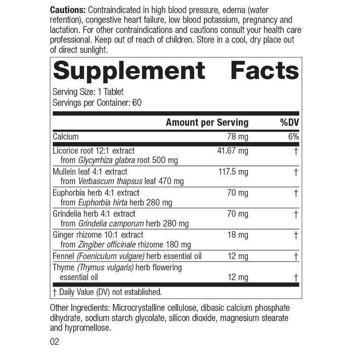 supplement fact label