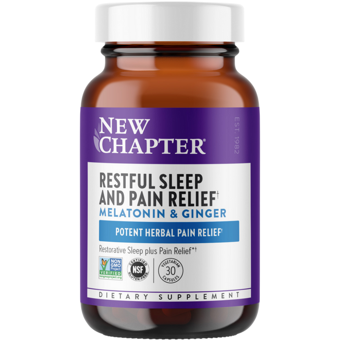 Restful Sleep + Pain 30 Capsules by New Chapter
