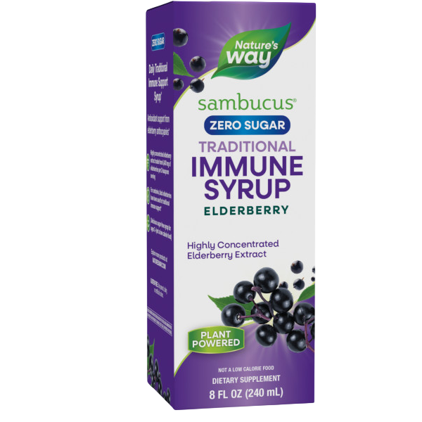 Nature's Way, Sambucus Sugar Free Syrup 8 oz