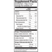 Seriously Delicious Chocolate Mint Essential Woman 16 oz by Barlean's Organic Oils supplement facts label