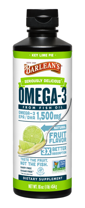 Seriously Delicious High Potency Key Lime Pie 16 oz by Barlean's Organic Oils