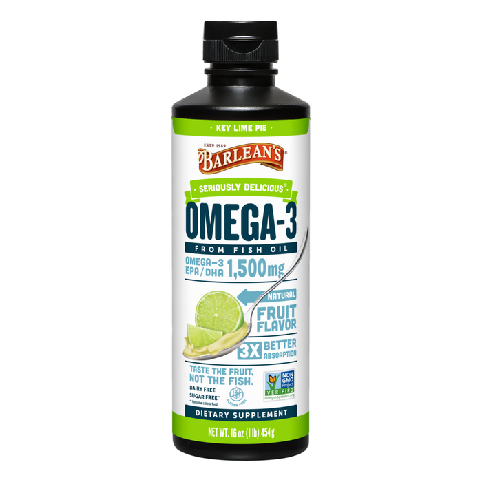 Seriously Delicious High Potency Key Lime Pie 16 oz by Barlean's Organic Oils