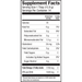 Seriously Delicious High Potency Key Lime Pie 16 oz by Barlean's Organic Oils supplement facts label