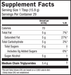 Seriously Delicious MCT Coconut 16 oz by Barlean's Organic Oils supplement facts label