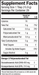 Seriously Delicious Omega-3 from Algae Oil Pink Lemonade supplement facts label