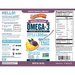 Seriously Delicious Omega-3 from Fish Oil 16 oz by Barlean's Organic Oils passion pineapple smoothie supplement facts label