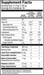 Seriously Delicious Omega Pals Hooty Fruity Tangerine Fish Oil + Eye Nutrition 8 oz by Barlean's Organic Oils supplement facts label
