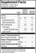 Seriously Delicious Omega Pals Sensational Straw-nana Flax Oil 8 oz by Barlean's Organic Oils supplement facts label