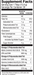 Seriously Delicious Orange Creme Total Omega 16 oz by Barlean's Organic Oils supplement facts label