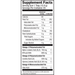 Seriously Delicious Orange Creme Total Omega 16 oz by Barlean's Organic Oils supplement facts label