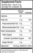 Seriously Delicious Vitamin D3 Strawberry Milkshake 5.6 oz by Barlean's Organic Oils supplement facts label
