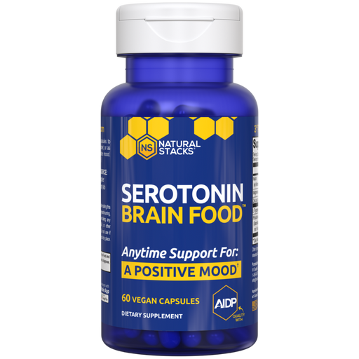 Serotonin Brain Food 60 Capsules by Natural Stacks