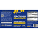 Serotonin Brain Food 60 Capsules by Natural Stacks supplement facts label and recommendations label